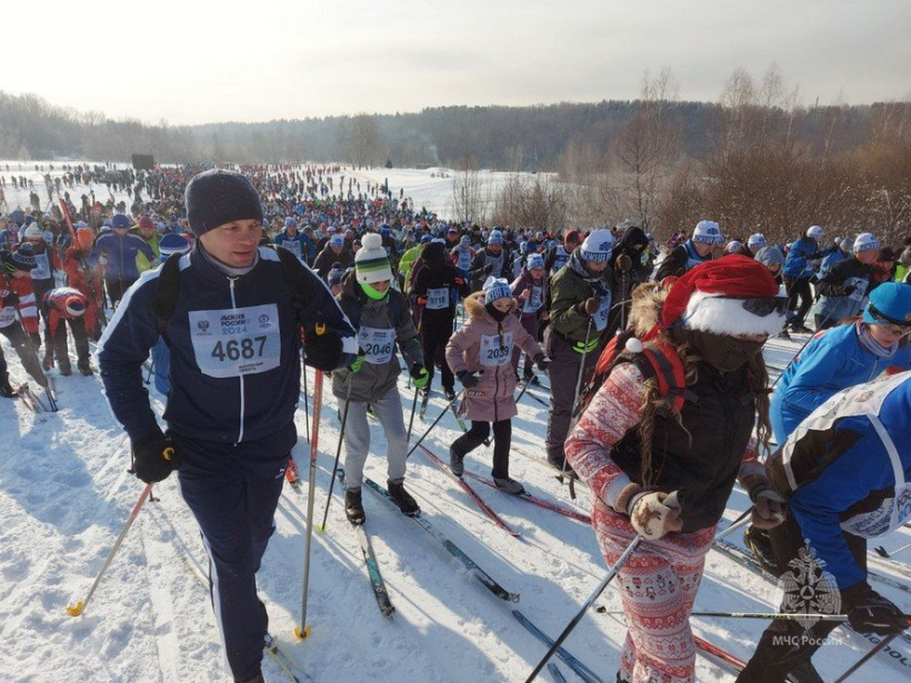 Личный состав Академии принял участие в гонке «Лыжня России»